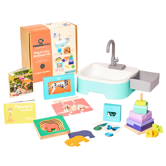 27 Months+ | Curious Crate Wooden Montessori Toys | Educational Play Set