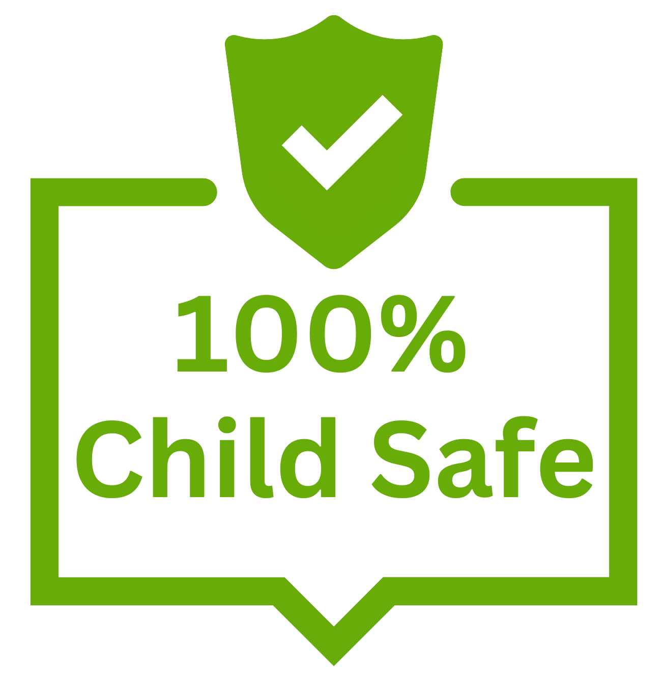 100% child safe